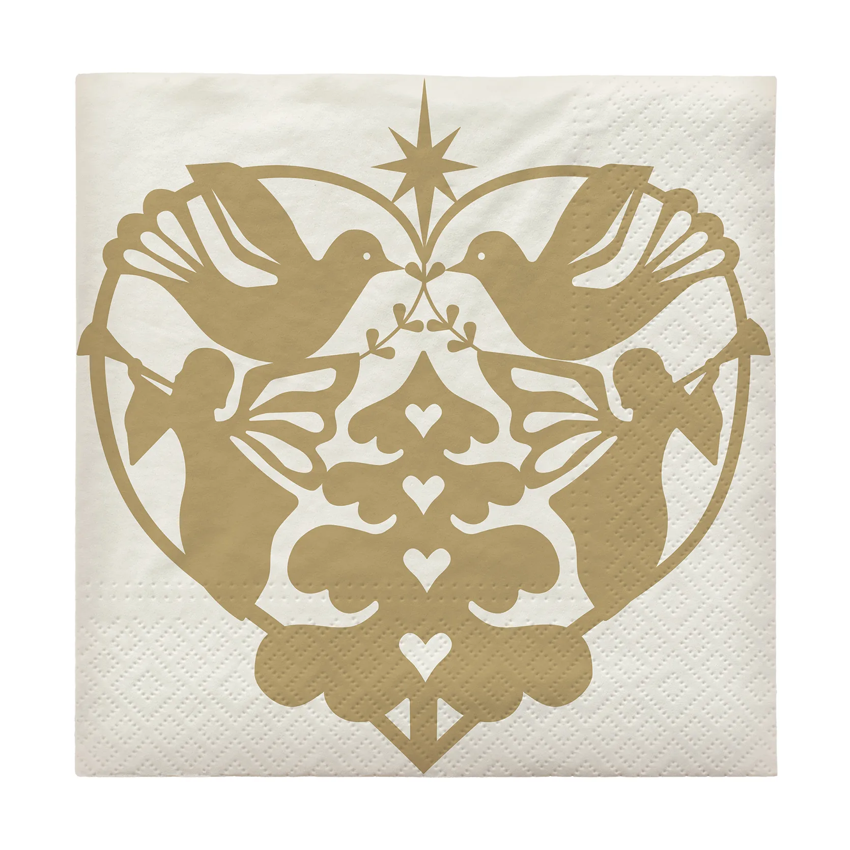 Nostalgia ペーパーナプキン 33x33 cm 20枚, Off White Broste Copenhagen | ブロスト コペンハーゲン