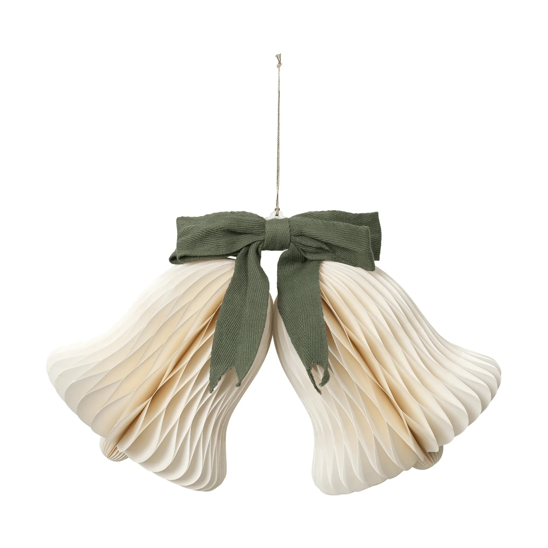 チャイム 鈴 クリスマスオーナメント, Off white-grape leaf green Broste Copenhagen | ブロスト コペンハーゲン