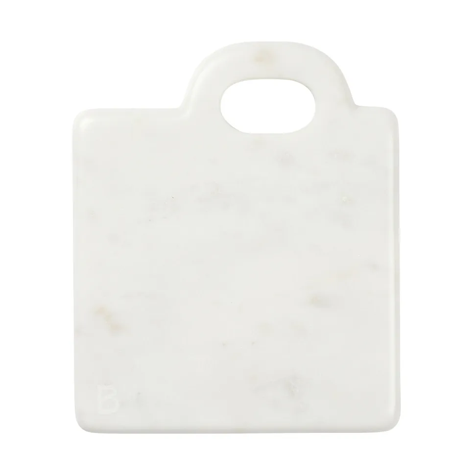 Olina カッティングボード 14x17 cm, White marble Broste Copenhagen | ブロスト コペンハーゲン