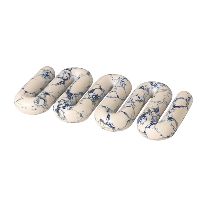 Orla トリベット 14x25 cm, White-spectrum blue Broste Copenhagen | ブロスト コペンハーゲン