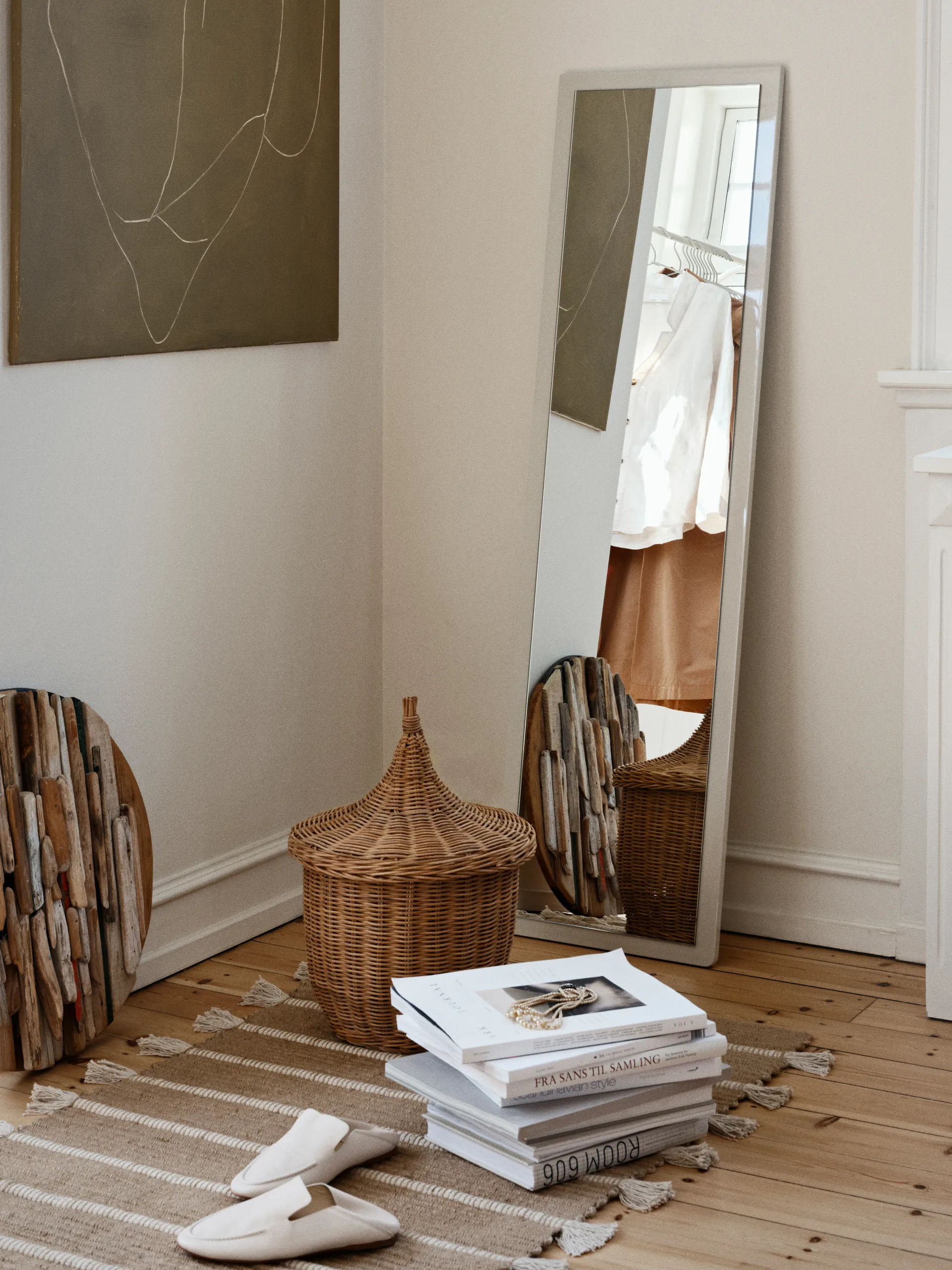 Pallas バスケット 2個セット, Natural brown Broste Copenhagen | ブロスト コペンハーゲン