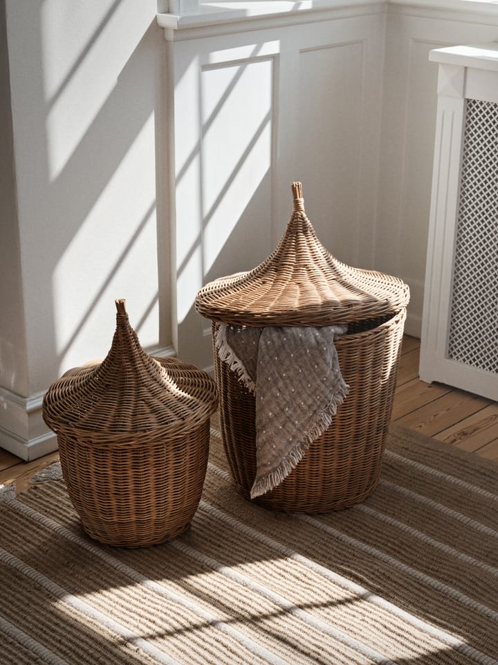 Pallas バスケット 2個セット, Natural brown Broste Copenhagen | ブロスト コペンハーゲン