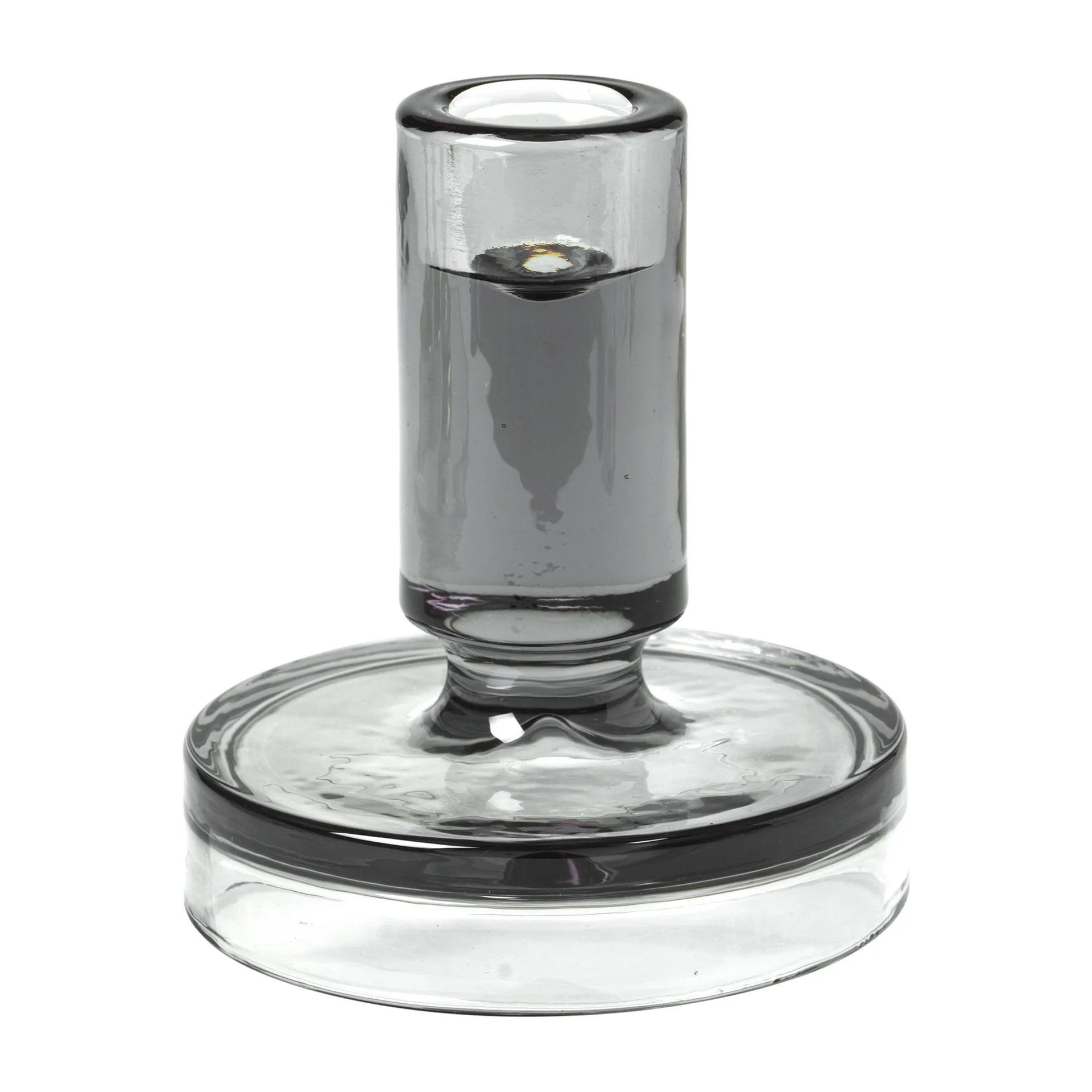 Petra キャンドルスティック smoked pearl dark grey, 11 cm Broste Copenhagen | ブロスト コペンハーゲン