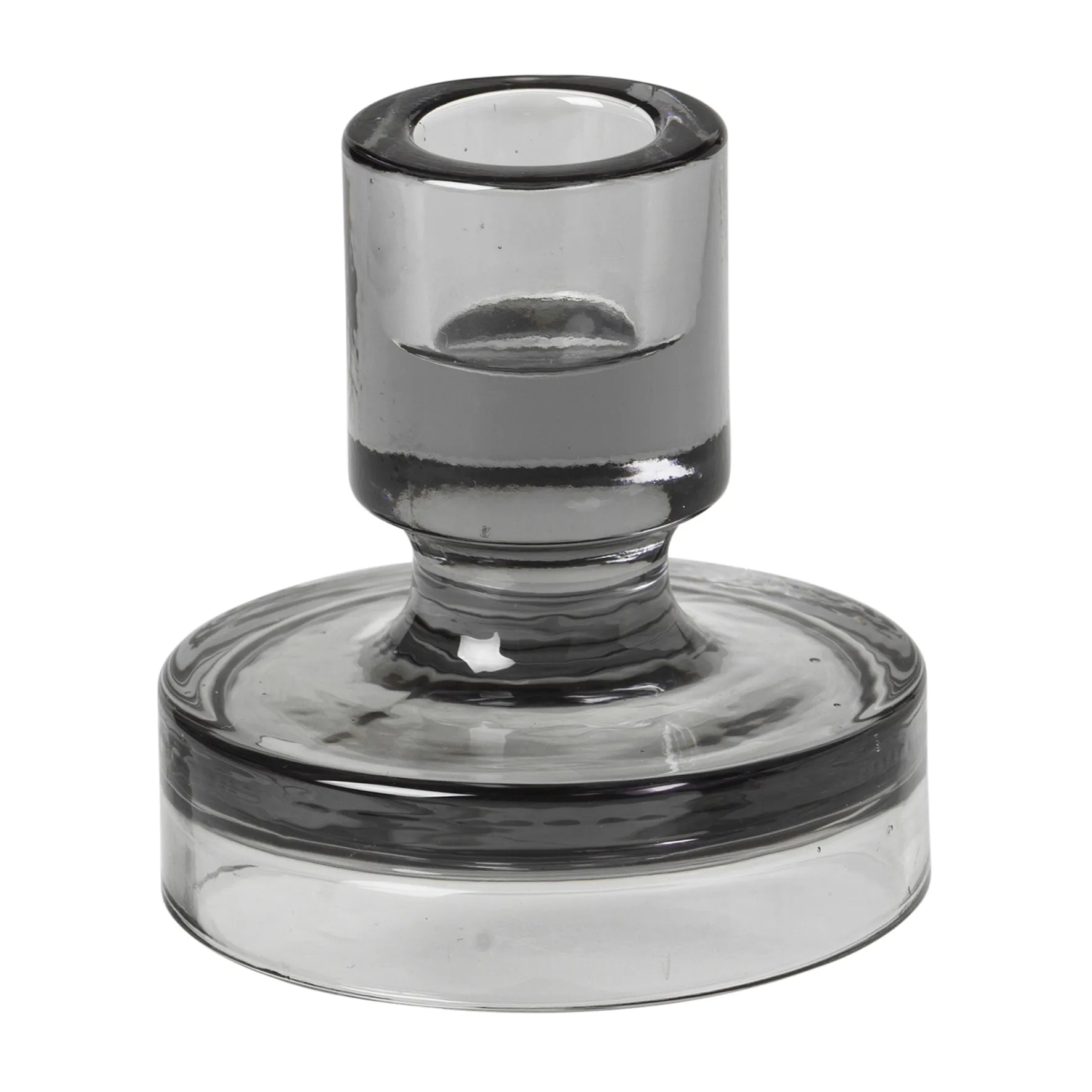 Petra キャンドルスティック smoked pearl dark grey, 8 cm Broste Copenhagen | ブロスト コペンハーゲン