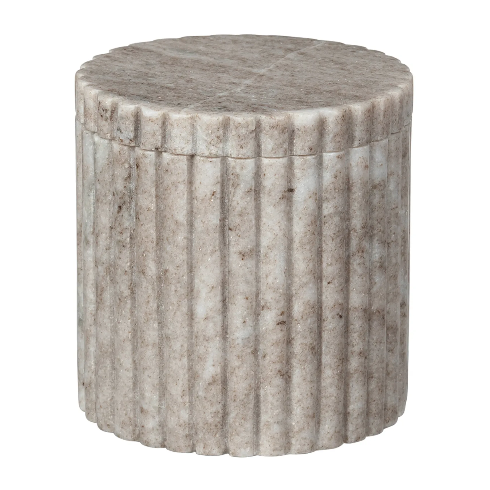 Platon 収納ジャー 蓋つき Ø10 cm, Light brown Broste Copenhagen | ブロスト コペンハーゲン