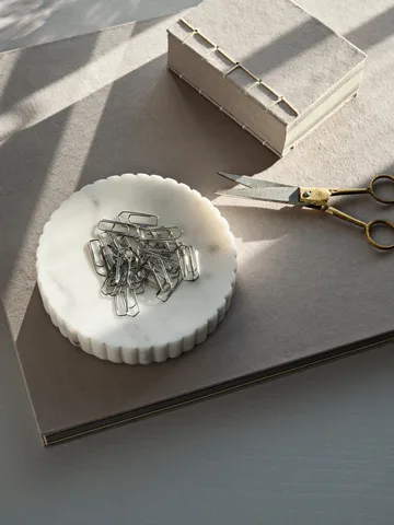 Platon ボウル Ø12.5 cm - White marble - Broste Copenhagen | ブロスト コペンハーゲン