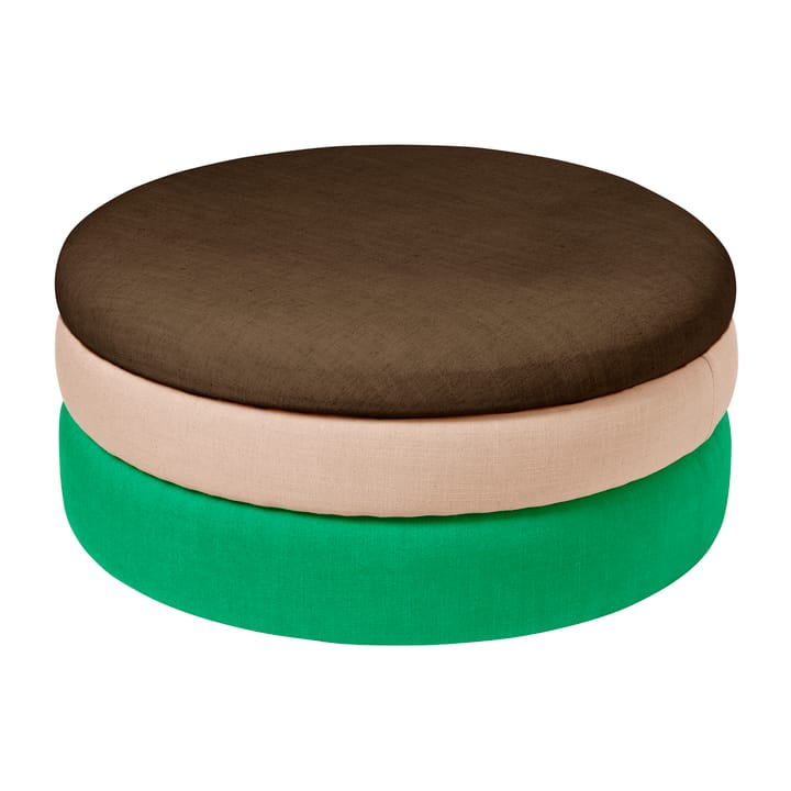 Pond  プーフ 30 cm - Emerald green-rose-coffee - Broste Copenhagen | ブロスト コペンハーゲン