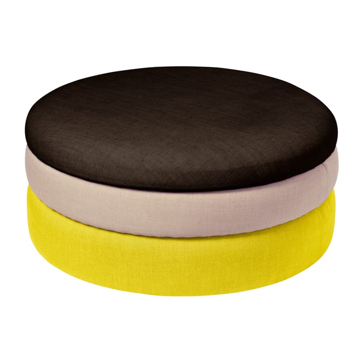 Pond  プーフ 30 cm - Yellow-beige-dark grape - Broste Copenhagen | ブロスト コペンハーゲン