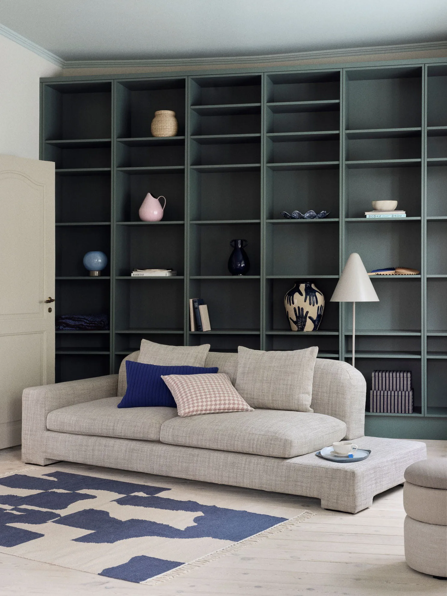 Pond  プーフ 42 cm, Beige shades Broste Copenhagen | ブロスト コペンハーゲン