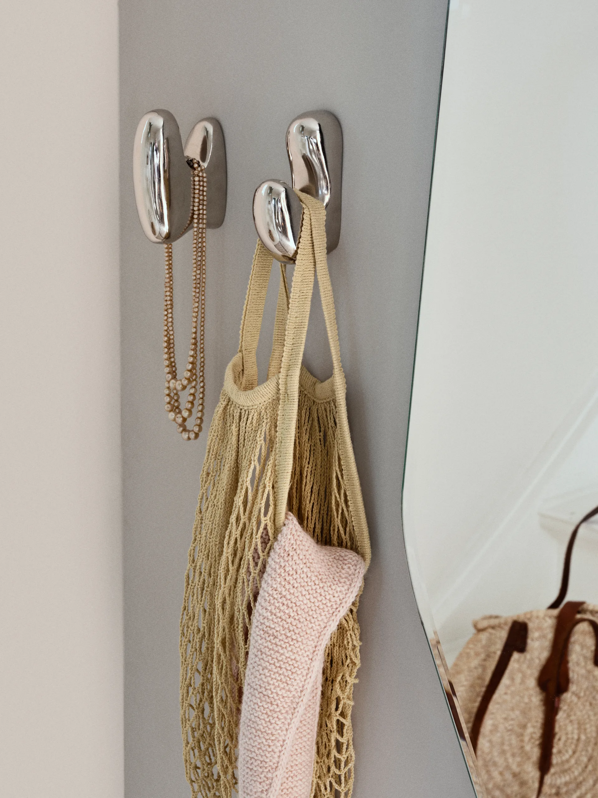 Roberta フック 10x6 cm, Silver finish Broste Copenhagen | ブロスト コペンハーゲン