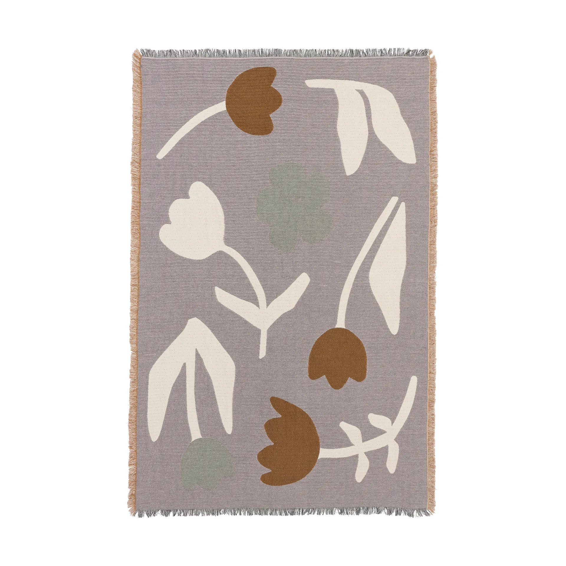 Rosita スロー 130x180 cm, Golden brown-mauve pink Broste Copenhagen | ブロスト コペンハーゲン