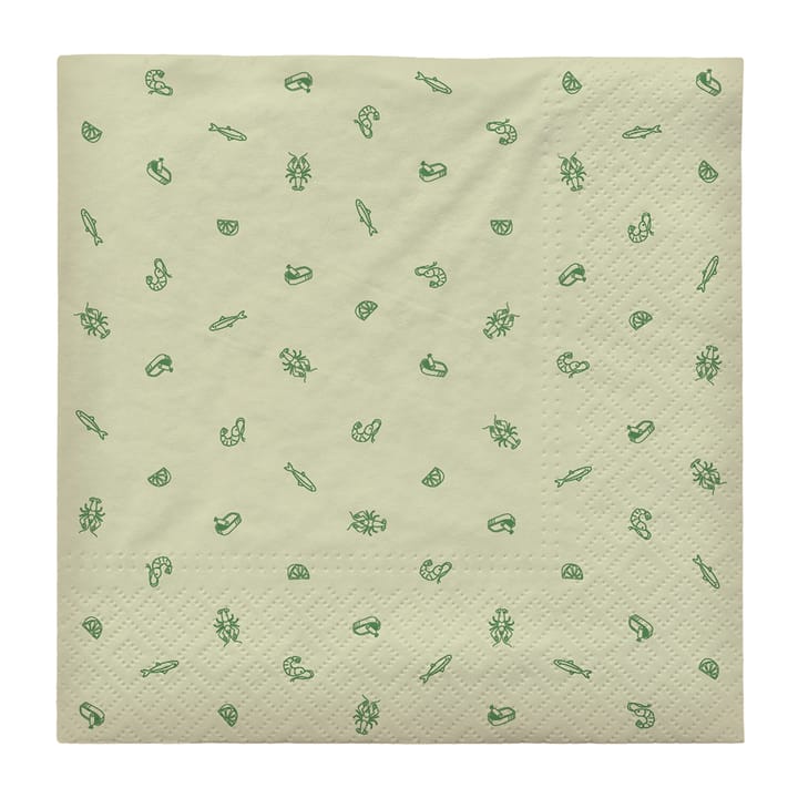 Sea ナプキン 33x33 cm 20枚セット - Jelly green - Broste Copenhagen | ブロスト コペンハーゲン