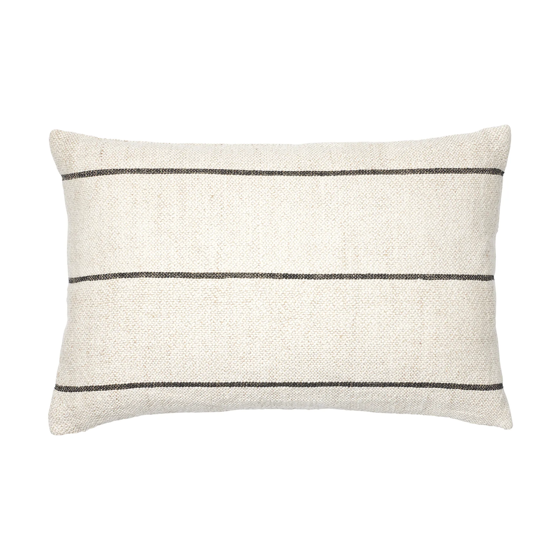 Sigrid クッションカバー 40x60 cm, Light beige-black Broste Copenhagen | ブロスト コペンハーゲン