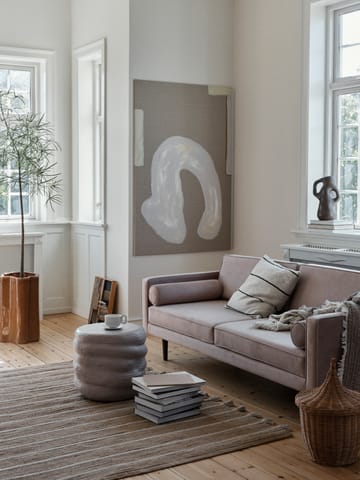 Sigrid クッションカバー 50x50 cm - Light beige-black - Broste Copenhagen | ブロスト コペンハーゲン