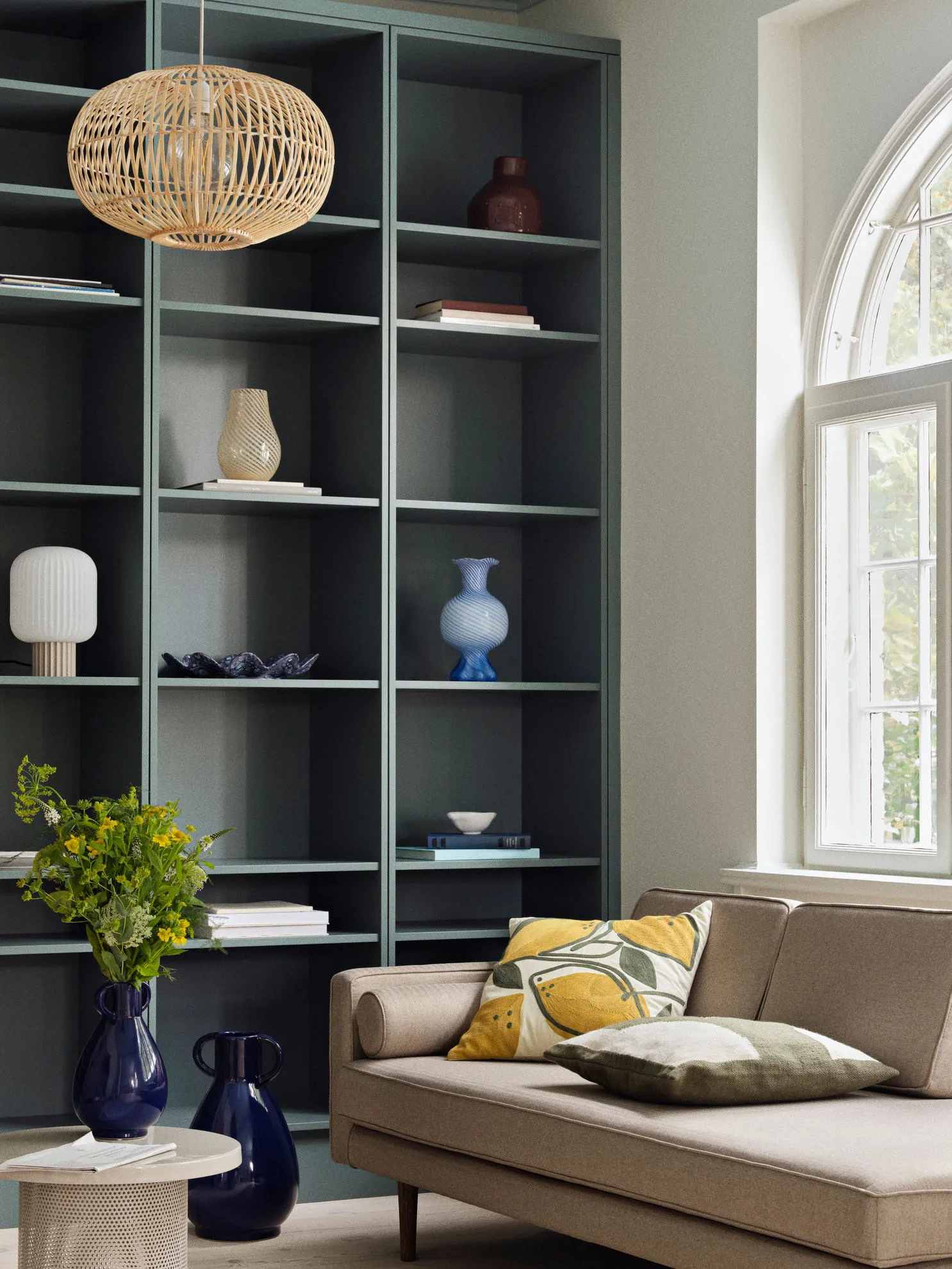 Simi 花瓶 29 cm, Deep cobolt blue Broste Copenhagen | ブロスト コペンハーゲン