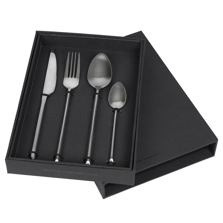 Sletten カトラリー 4 ピース - Matt stainless steel - Broste Copenhagen | ブロスト コペンハーゲン