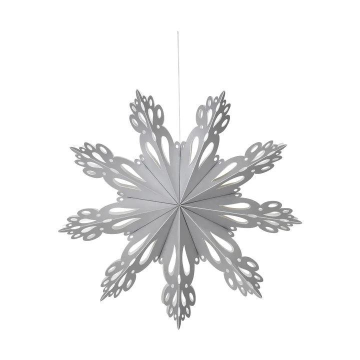 Snowflake アドベントスター - Silver, M - Broste Copenhagen | ブロスト コペンハーゲン