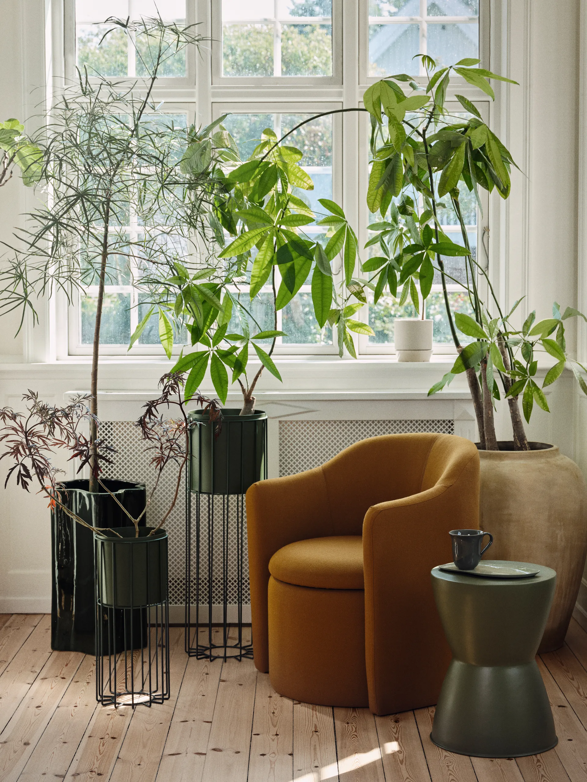 Sonja 鉢 H:55 cm, Dark green Broste Copenhagen | ブロスト コペンハーゲン