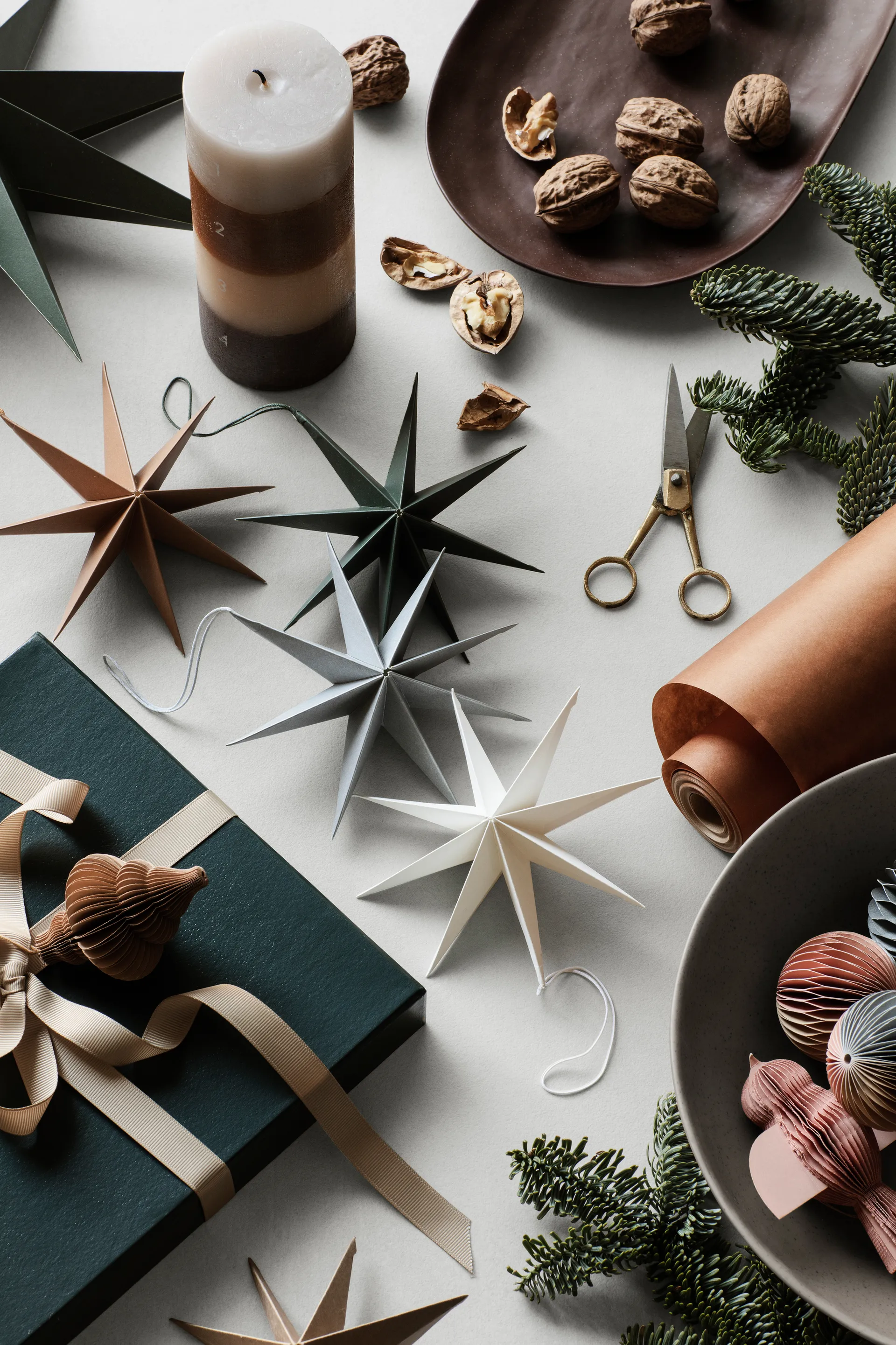 Star ペーパースター Ø15 cm, White Broste Copenhagen | ブロスト コペンハーゲン