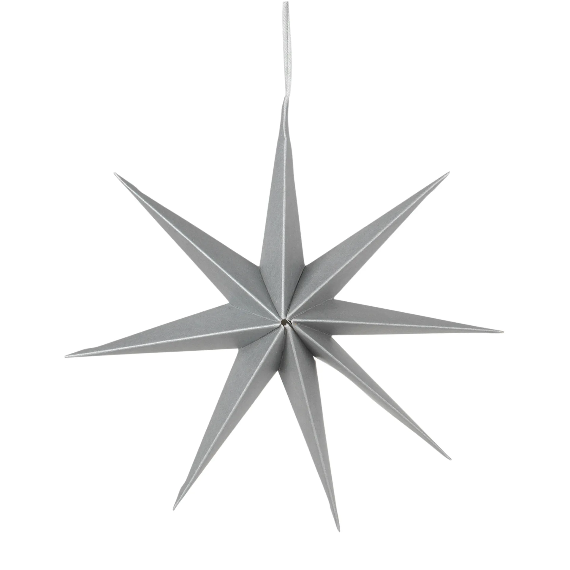 Star paper star Ø50 cm, Silver Broste Copenhagen | ブロスト コペンハーゲン
