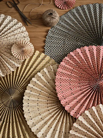 Stella rosette アドベントスター L Ø60 cm - Deep forest-natural - Broste Copenhagen | ブロスト コペンハーゲン