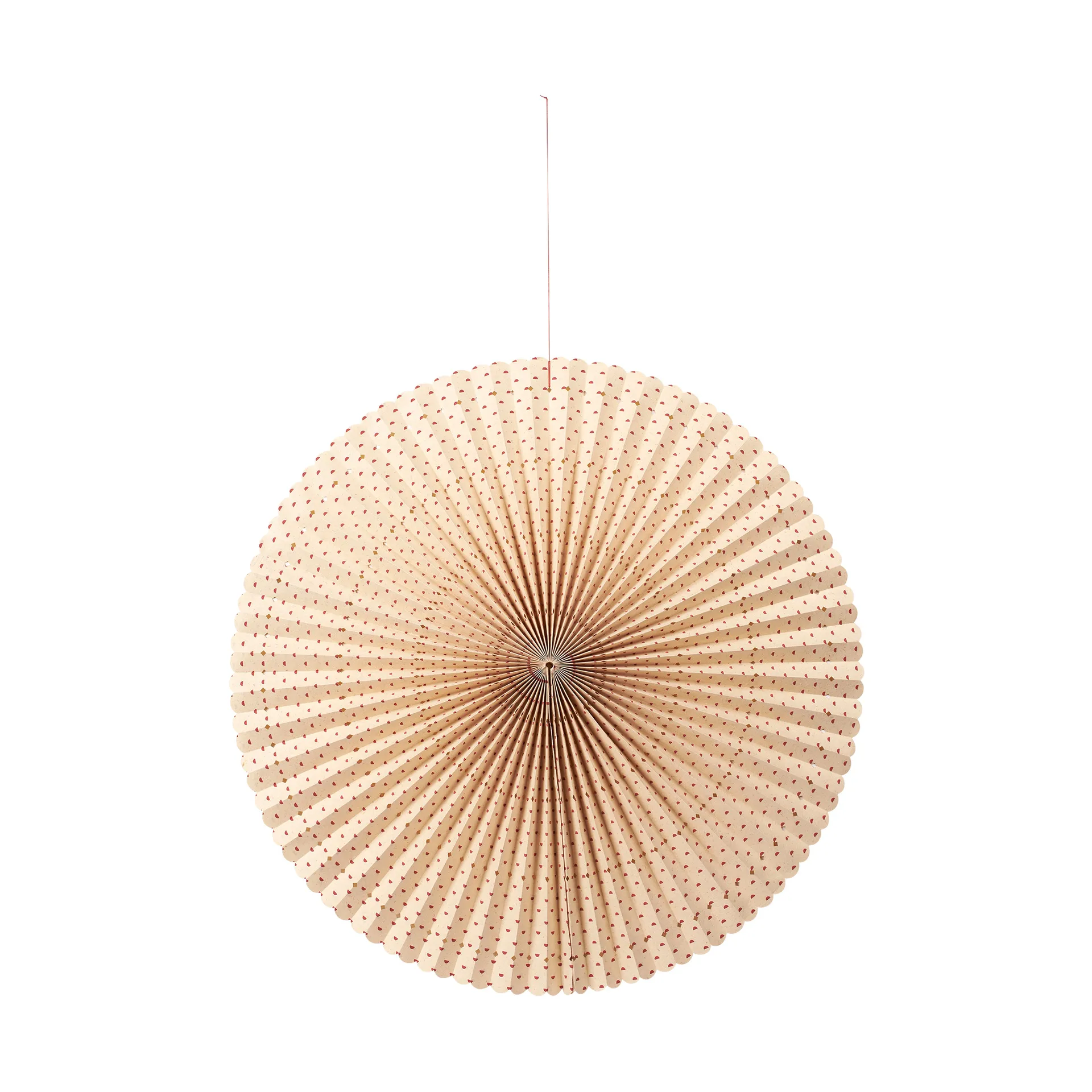 Stella rosette アドベントスター L Ø60 cm, Natural-pompeian red Broste Copenhagen | ブロスト コペンハーゲン