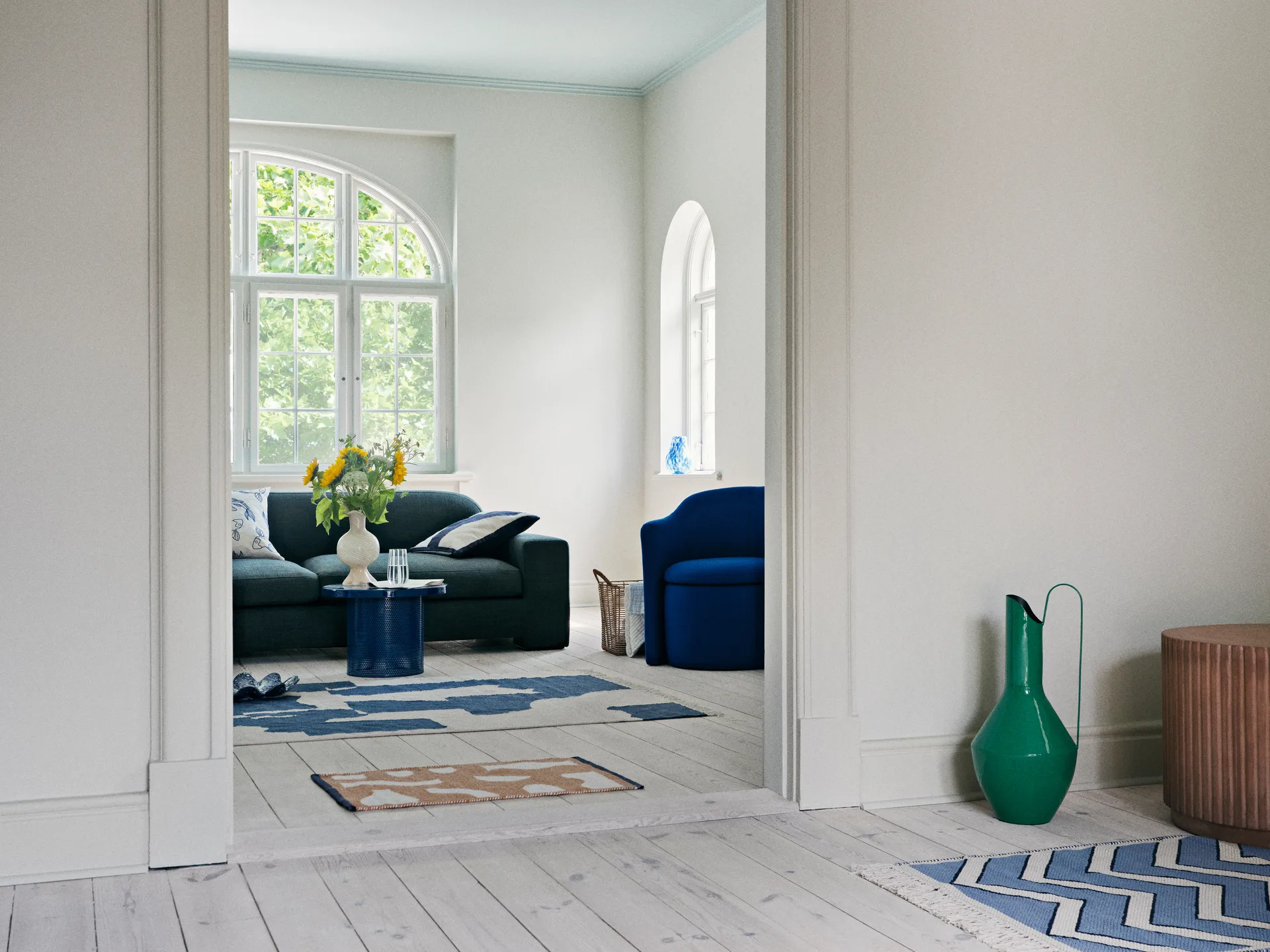 Stripe ドリンクグラス 55 cl, Clear-white stripes Broste Copenhagen | ブロスト コペンハーゲン