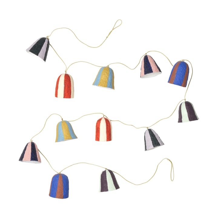 Stripe Pulp ガーランドクロック 180 cm, Multi color Broste Copenhagen | ブロスト コペンハーゲン