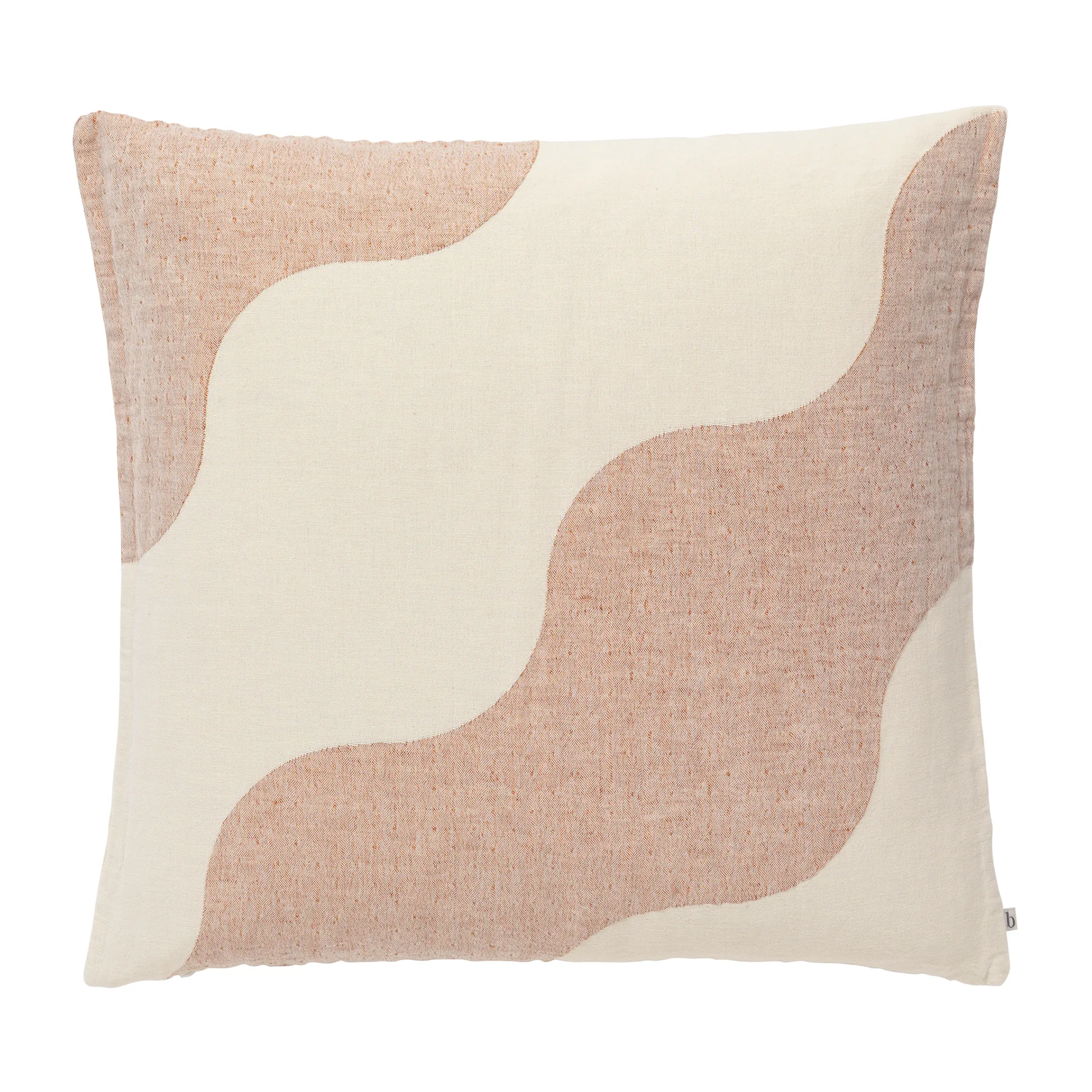 Tide ピローケース 50x50 cm, Caramel brown Broste Copenhagen | ブロスト コペンハーゲン