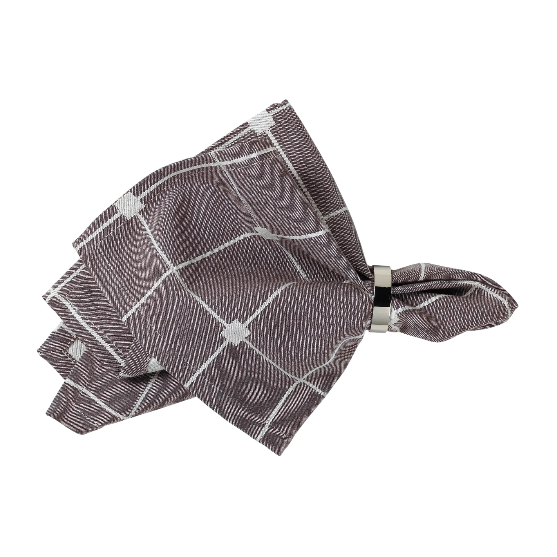 Tila ファブリック ナプキン 45x45 cm, Decadent cocolate-off white Broste Copenhagen | ブロスト コペンハーゲン