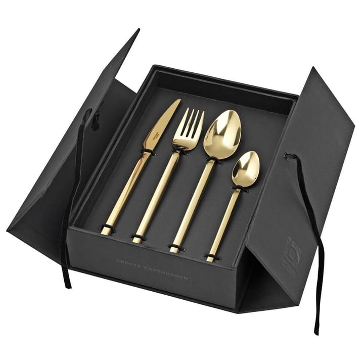 Tvis カトラリー セット 16 ピース, gold Broste Copenhagen | ブロスト コペンハーゲン