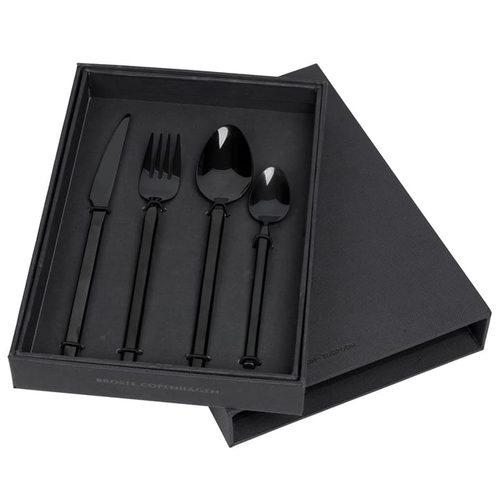 Tvis カトラリー 4 ピース - Titanium black - Broste Copenhagen | ブロスト コペンハーゲン