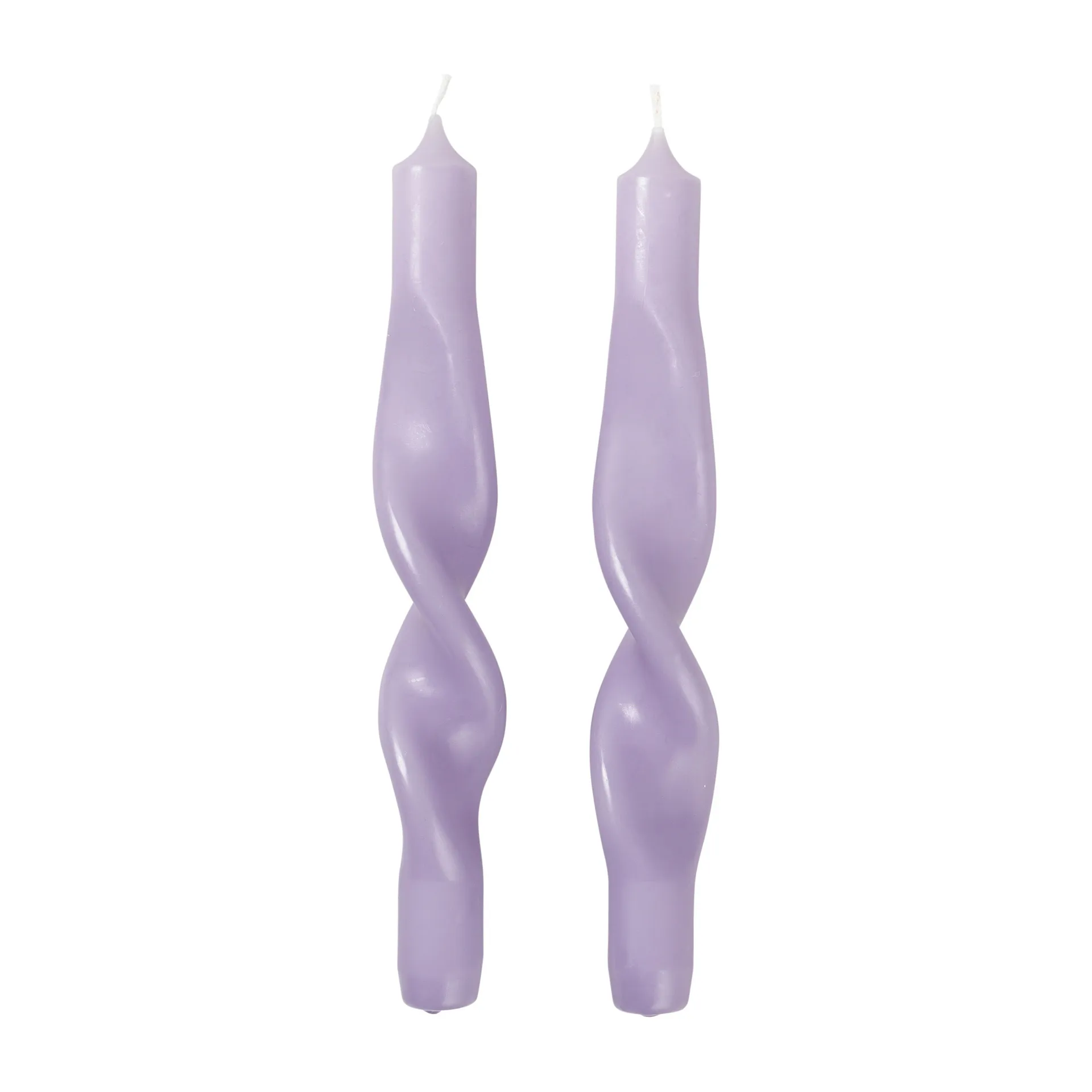 Twist ツイストキャンドル 23 cm 2パック, Orchid light purple Broste Copenhagen | ブロスト コペンハーゲン