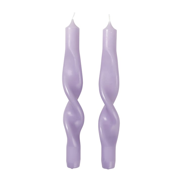 Twist ツイストキャンドル 23 cm 2パック - Orchid light purple - Broste Copenhagen | ブロスト コペンハーゲン