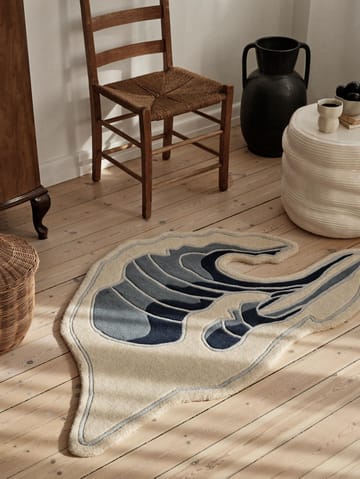 Wave ラグ - Blue, 85x160 cm - Broste Copenhagen | ブロスト コペンハーゲン