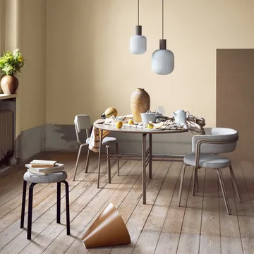 Zappa テーブルクロス 160x200 cm - pale banana yellow - Broste Copenhagen | ブロスト コペンハーゲン