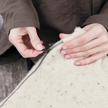 Ingeborg ピローケース 50x50 cm - Haze - byNORD