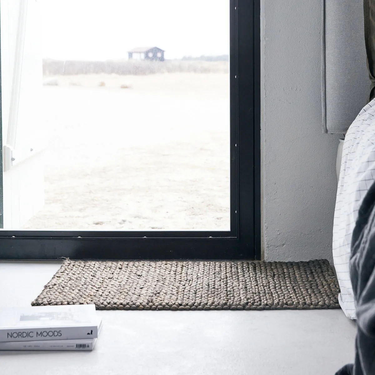 Sigrid ラグ  60x90 cm, Bark byNORD