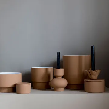 シエナ キャンドルスティック 16 cm - terracotta (brown) - Byon | バイオン