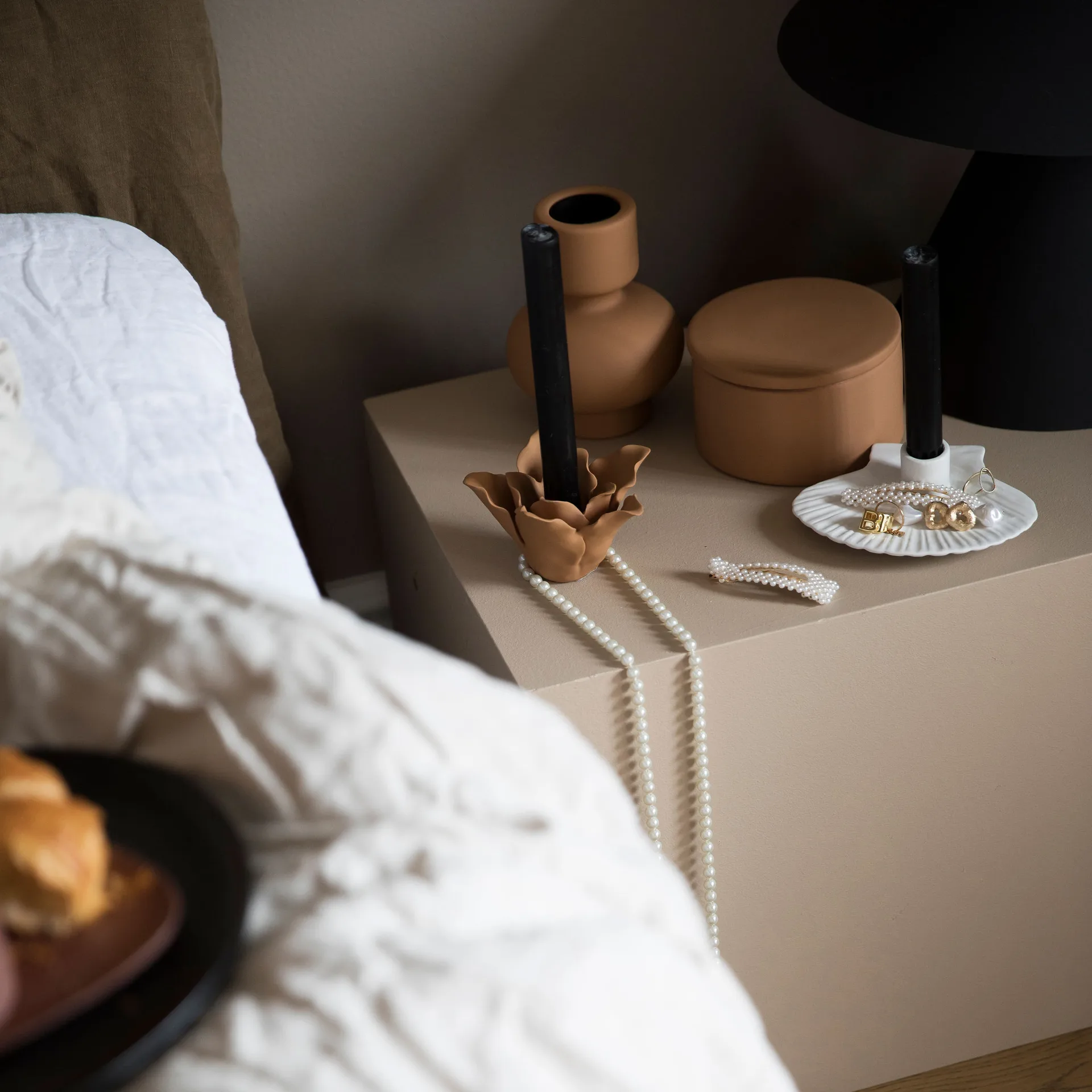 シエナ キャンドルスティック 16 cm, terracotta (brown) Byon | バイオン