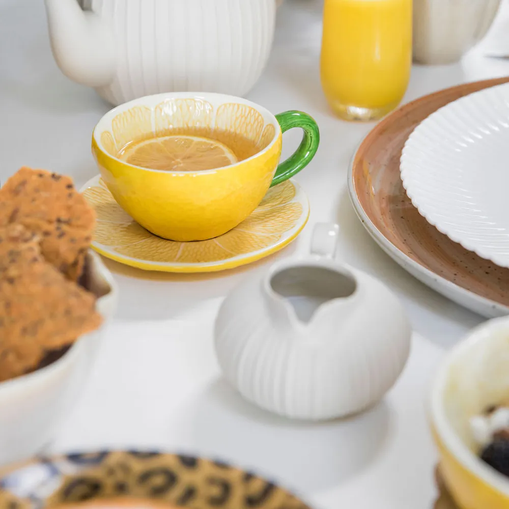 レモンカップ & ソーサー 25 cl, Yellow Byon | バイオン