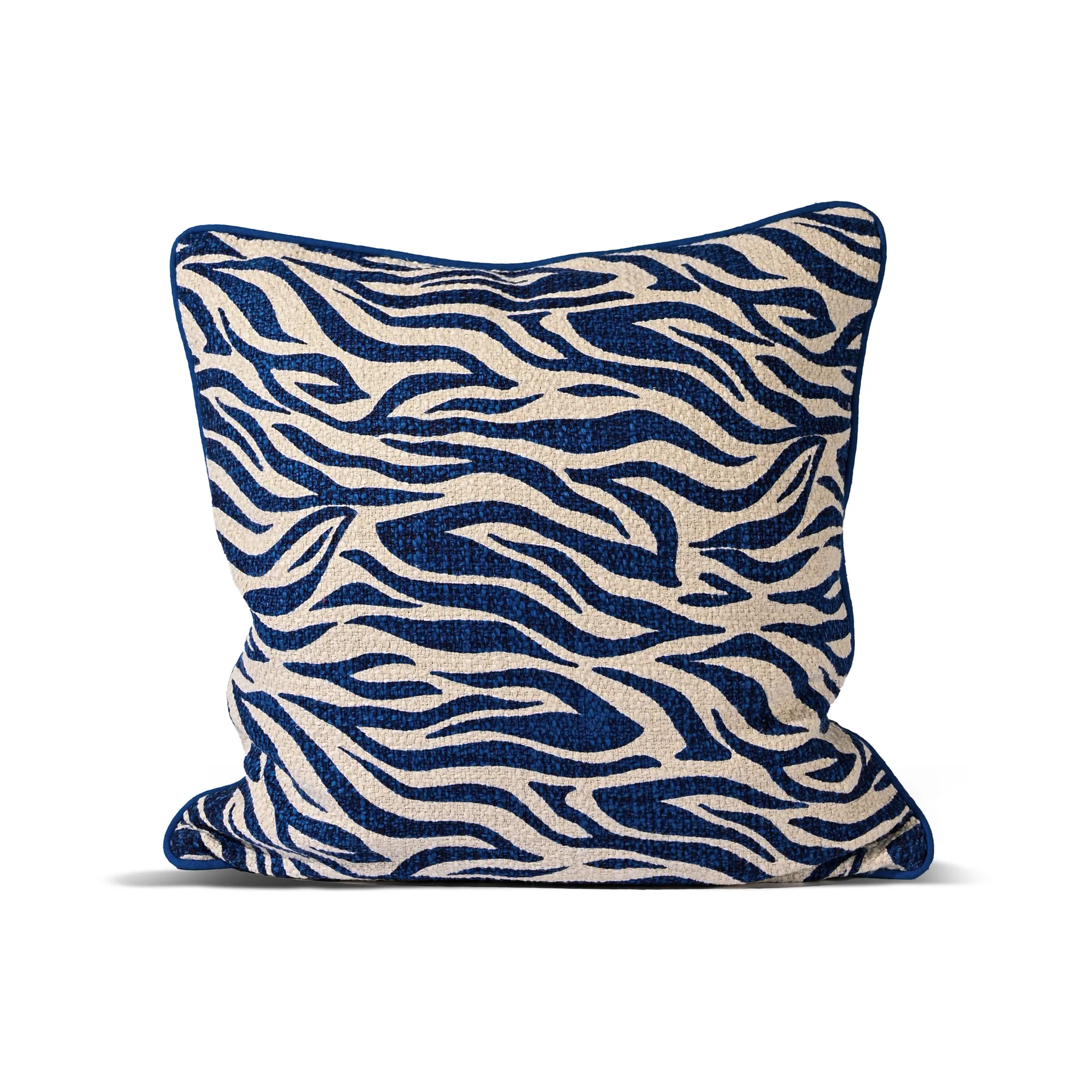 Anima クッション M 50x50 cm, Zebra-blue Byon | バイオン