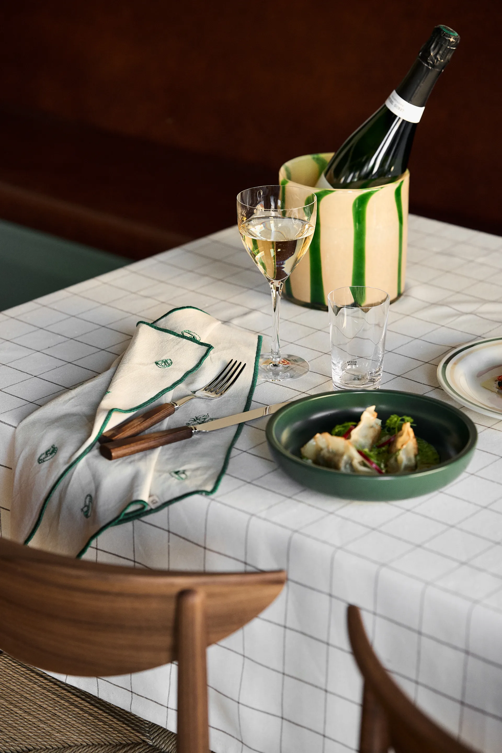 Calore ランタン-花瓶 M Ø15 cm, Green-beige Byon | バイオン