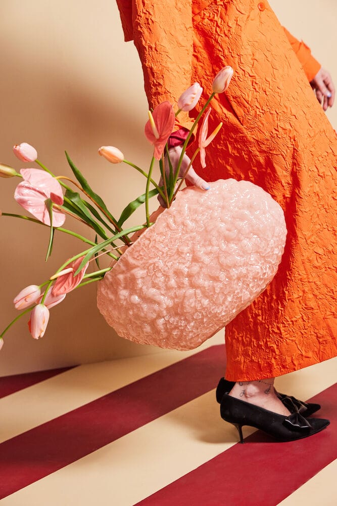 Corallo 花瓶 L 15x45 cm, Pink Byon | バイオン