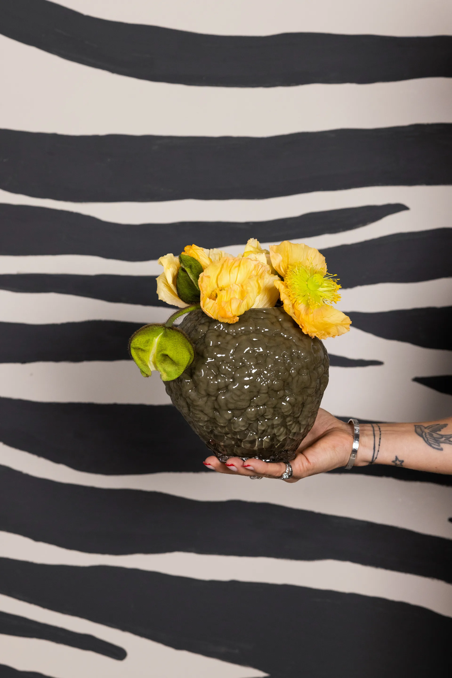 Corallo 花瓶 XS 19x17x17.5 cm, Green Byon | バイオン