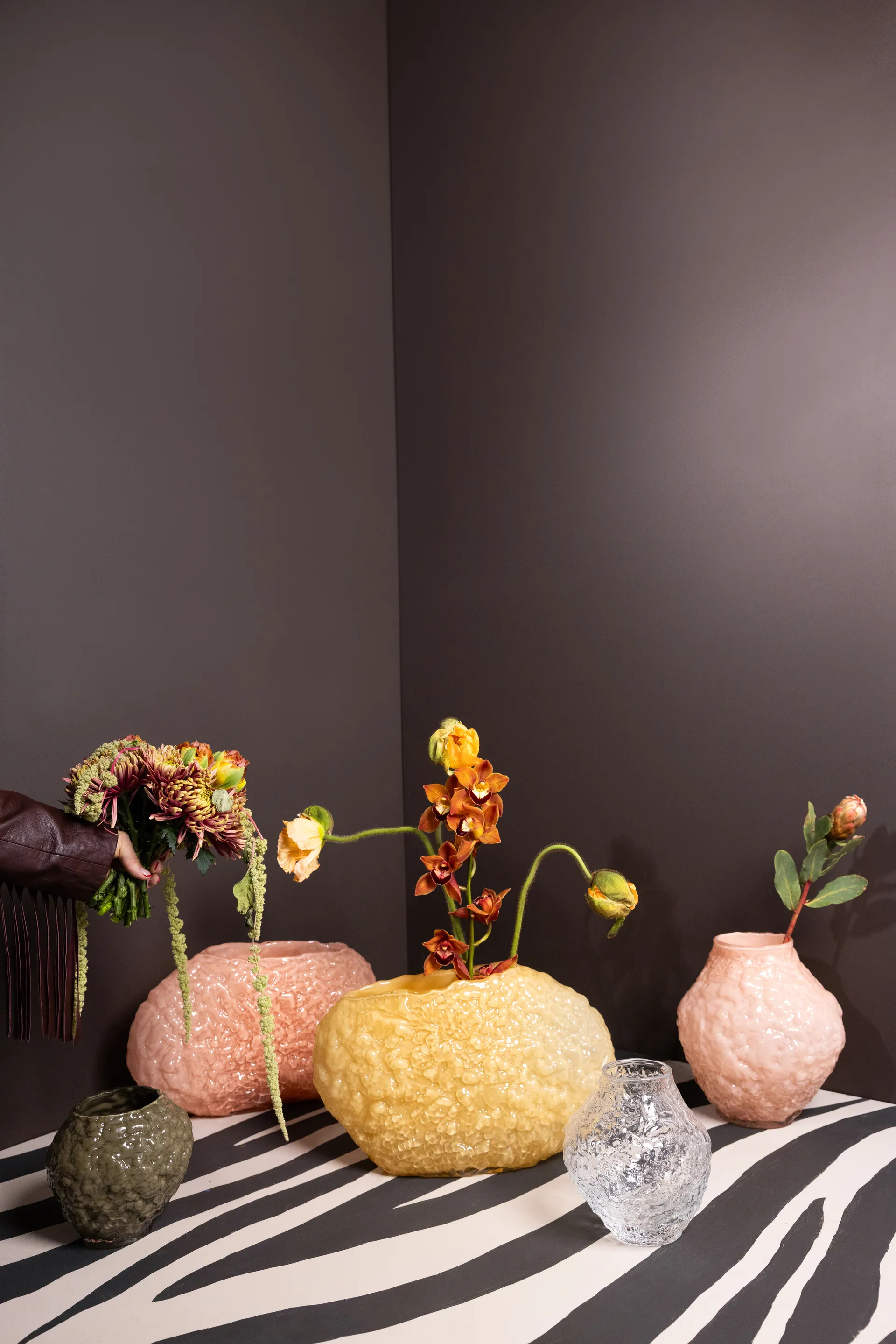 Corallo 花瓶 XS 19x17x17.5 cm, Green Byon | バイオン