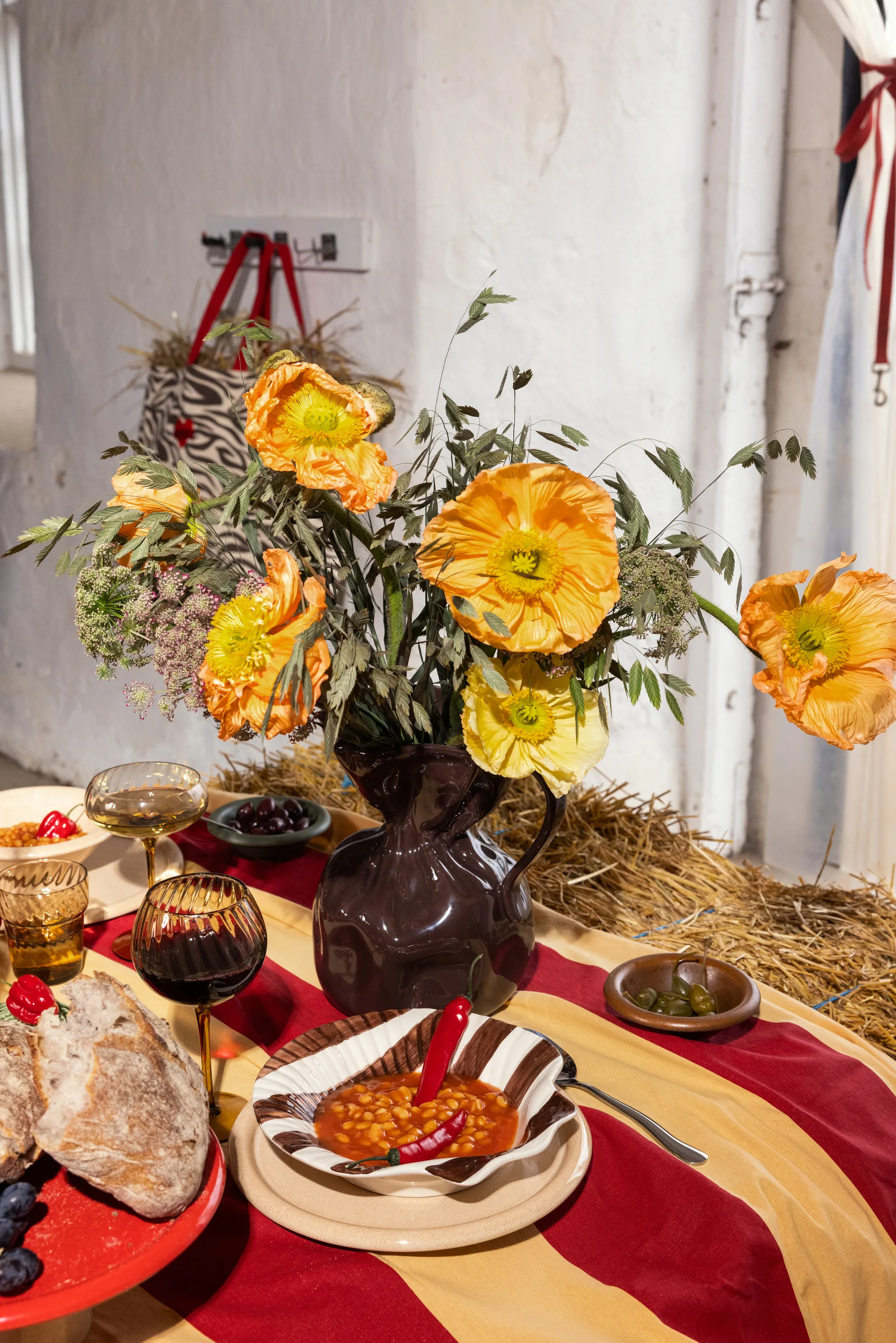 Crumple 花瓶, Brown Byon | バイオン