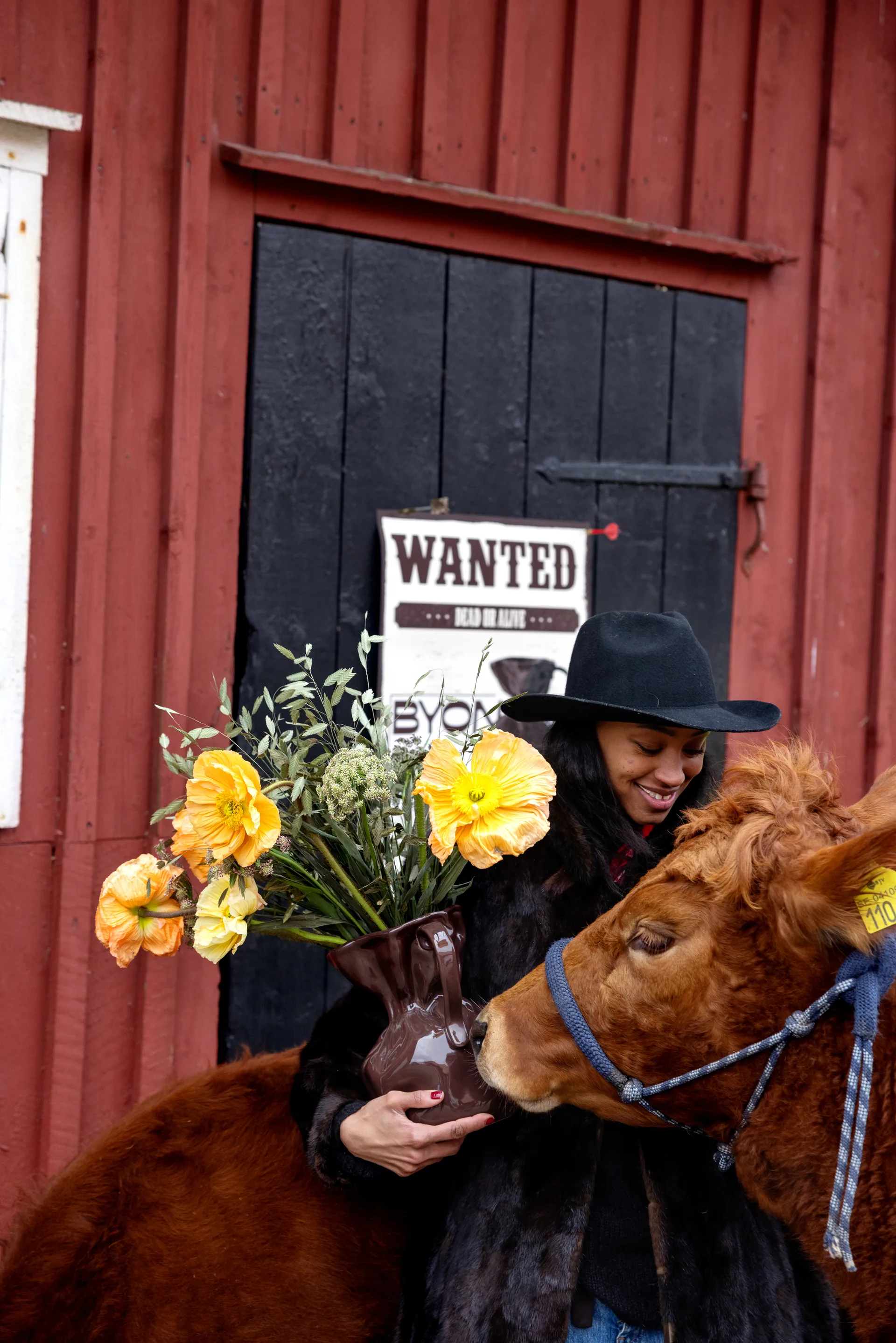 Crumple 花瓶, Brown Byon | バイオン