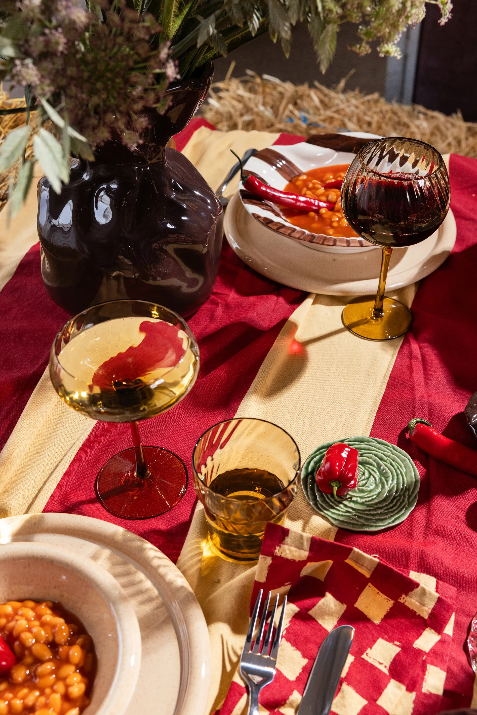 Crumple 花瓶, Brown Byon | バイオン