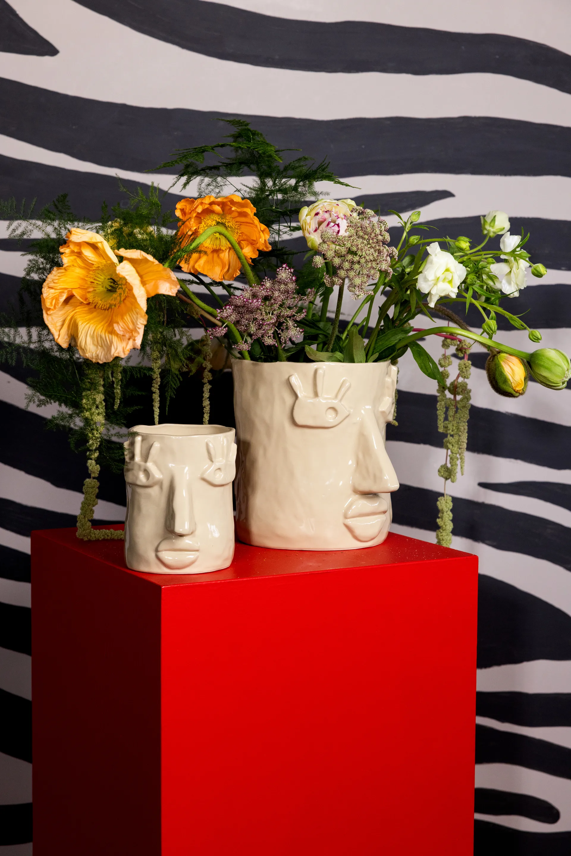 Facy 鉢 L 24x19x22 cm, Beige Byon | バイオン